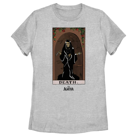 Women's Marvel: Agatha All Along Dead Tarot Card Graphic T-Shirt