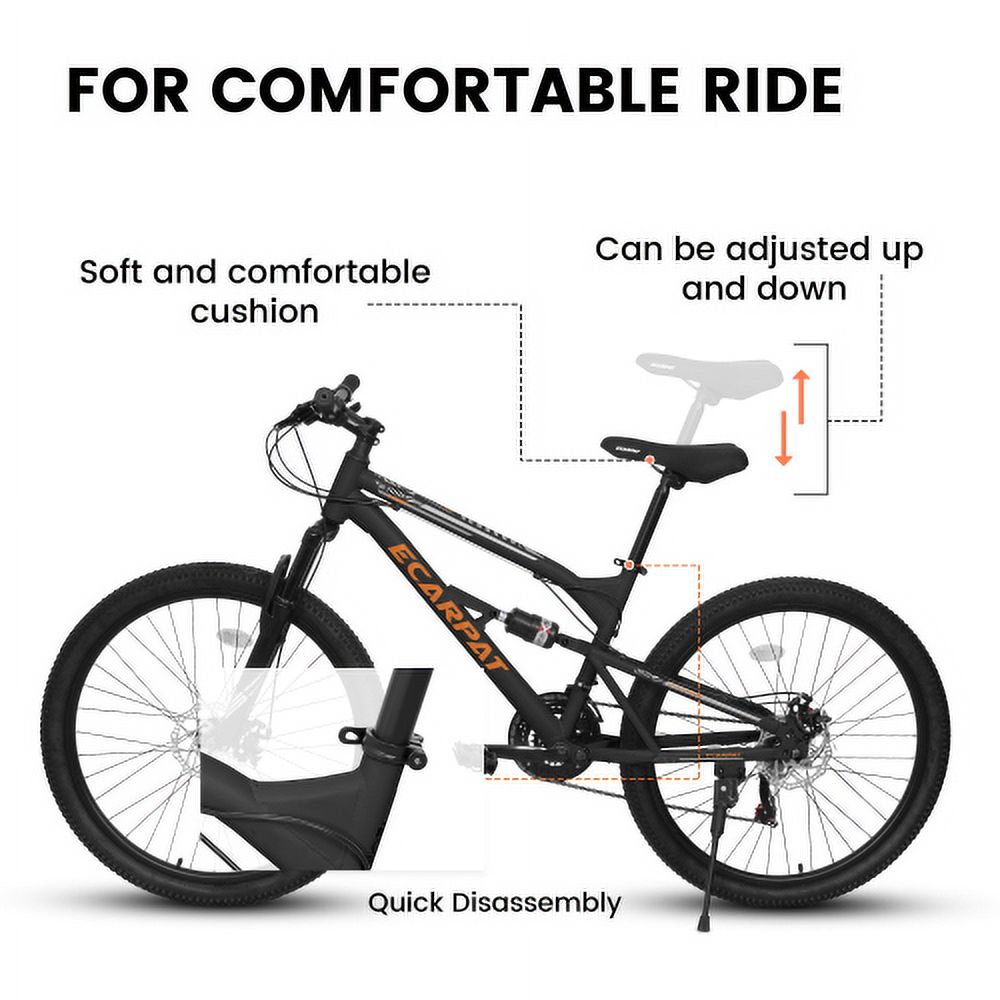 Raistyw 26" Mountain Bike for Women, Steel Frame Hardtail Mountain Bicycle with Front and Rear Mechanical Disc Brakes, 21-Speed, Fits Riders 5'4" - 5'9"