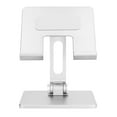 thumbnail image 2 of Aluminum Alloy Tablet Holder, Adjustable Stand with Anti Scratch and Sliding Silicone, Ergonomic Design for Comfortable Viewing Angle, Charging Hole, Rugged and Durable, Wide, 2 of 8