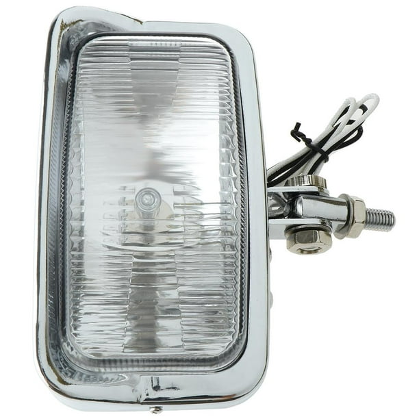 Par De Faros Auxiliares Antiniebla Cromados Para Motocicletas Vintage, De Metal, Plug And Play, Resistentes Al Agua IP67