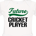 thumbnail image 4 of Inktastic Future Cricket Player Boys Long Sleeve Baby Bodysuit, 4 of 5