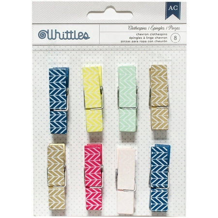 Designer Desktop Essentials Clothespins, 8pk Designer Desktop Essentials Clothespins, 8pk