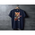 thumbnail image 4 of Cat Kitten Guitar Player T-Shirt Tee, Gift For Music Lover, Guitarist Shirt, Guitar T-Shirt, Music Lover Tee Rocker Rock Lover Tshirt, 4 of 9