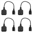 thumbnail image 1 of 4X IEC320 C14 A UK BS1363A de Corriente, IEC C14 Macho A UK 3Pin Hembra Cable Adaptador de Corriente para PDU UPS (0,), 1 of 10