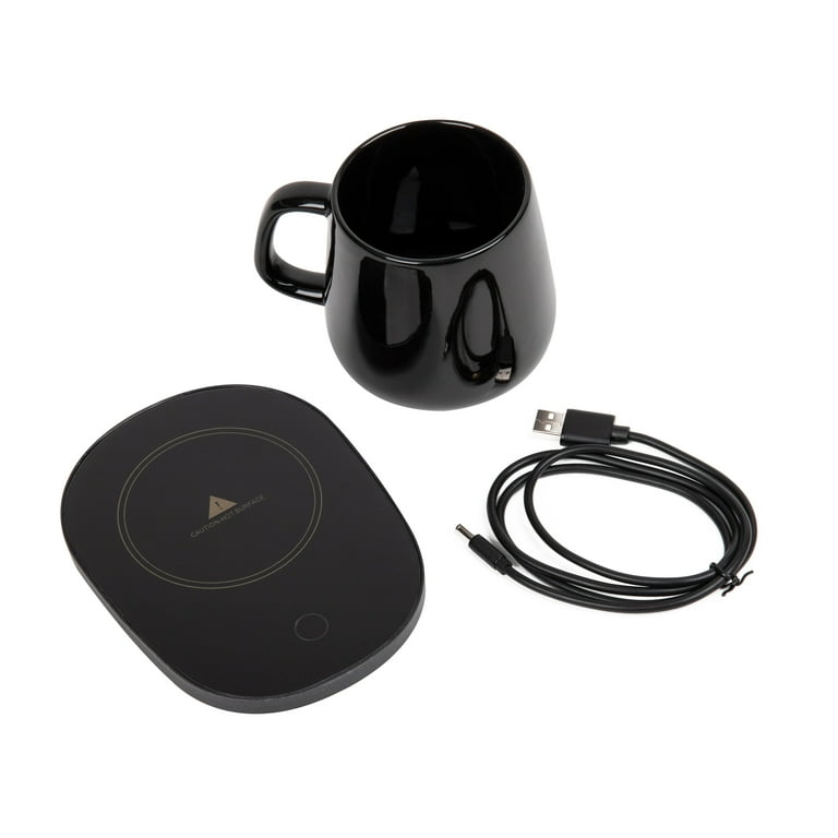 Electric Heated Coaster Coffee Mug Cup Warmer Pad kit USB Powered