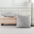 thumbnail image 2 of Home Soft Things Textured Velvet Pillow Covers (Set of 2), - Steeple Gray - 26" x 26", 2 of 6
