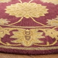 thumbnail image 2 of SAFAVIEH Heritage Collection 4'6" x 6'6" Oval Maroon HG314B Handmade Traditional Oriental Premium Wool Area Rug, 2 of 2