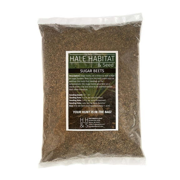 Hale Habitat & Seed Sugar Beet Food Plot Seed, 5 lbs