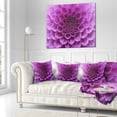 thumbnail image 2 of Designart Large Light Purple Flower and Petals - Floral Throw Pillow - 16x16, 2 of 4