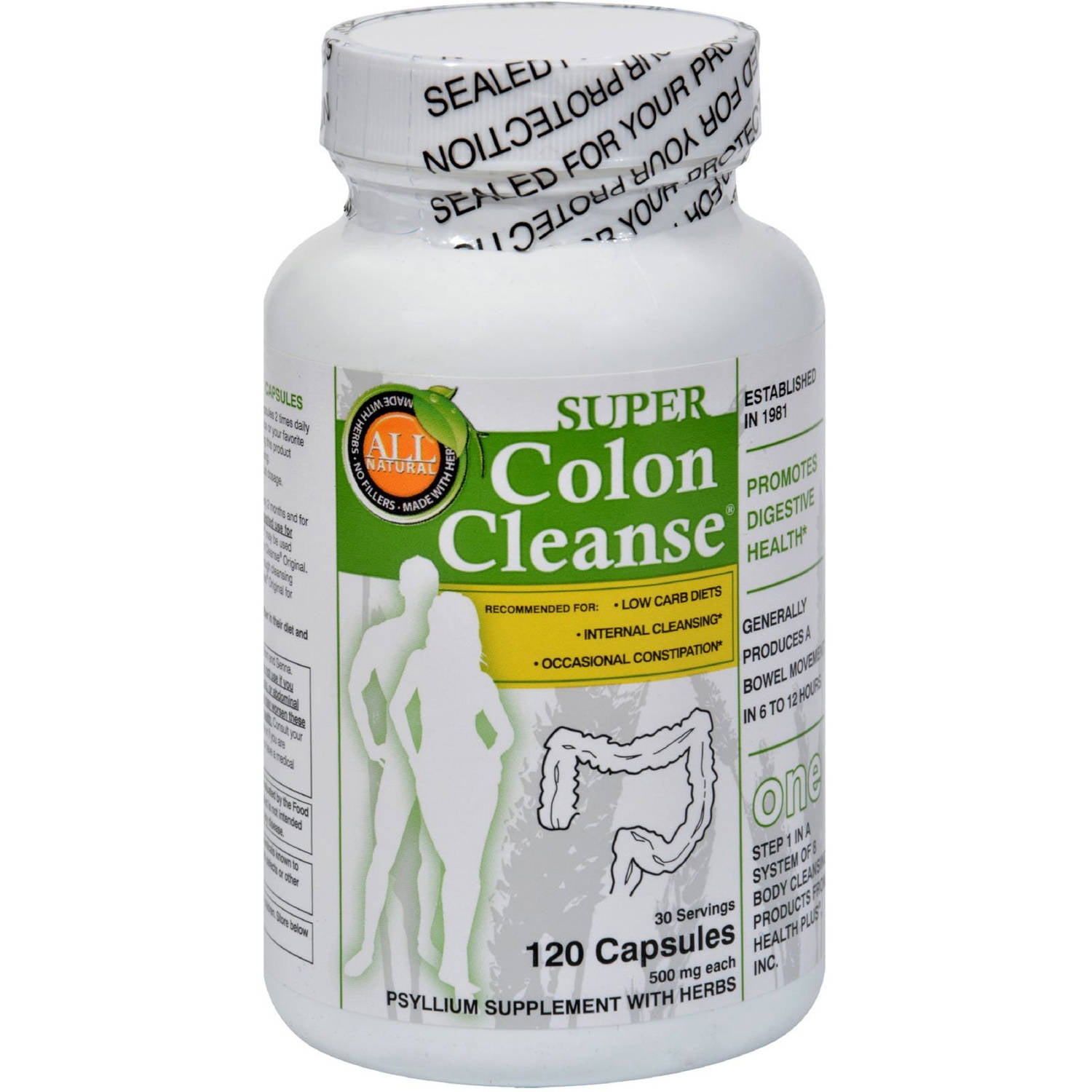 Health Plus Colon Cleanse Super, 120 CP