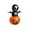 Black#2, variant on HOARBOEG Halloween Inflatable LED Pumpkin Ball, Color Changing Remote Control Light Up Decor for Yard, Party, Indoor & Outdoor, 39in Spooky Inflatable Decorations Lights, PVC Blow Up Halloween Decor