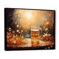 thumbnail image 2 of Designart "This Golden Brew of Beer II" Food & Beverage Floater Framed Canvas Wall Art, 2 of 7
