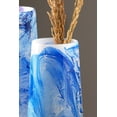 thumbnail image 2 of Expobazaar BLUE & WHITE MARBLE FINISH SMALL VASE, 2 of 3