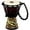 Dark Serpents, variant on Meinl Percussion Mahogany Mini Rope Tuned Djembe with Goat Skin Head - Gecko Design