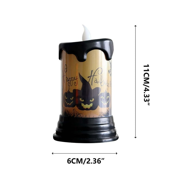 Outdoor Halloween Decorations,Halloween Lights Outdoor Halloween Electronic Candle Light Simulation Candle Venue Layout Props Decoration Night Light Halloween Decorations Outdoor