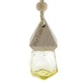 thumbnail image 1 of DOLITY Mini Glass Hanging Empty Car Perfume Bottle Refillable Essential Oil Fragrance Yellow, 1 of 9