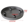 thumbnail image 3 of Guozer Clearance Magnetic Candle Tray For Taper Candles 25 Cm Round Metal Candle With 4 Magnetic Holders Decorative Tray Festive Advent Candle Stand, 3 of 9