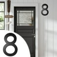 thumbnail image 3 of Modern Floating Acrylic House Numbers Digital Display Address Sign for Front Door Weatherproof Customizable Outdoor Home Decor 6 Inch, 3 of 5