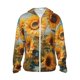 thumbnail image 1 of Balery Sunflower Field Art Sudadera ligera de manga larga con capucha y protección solar UPF 50+ para hombre y mujer, ideal para pesca y running-X-Large, 1 of 7