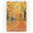 thumbnail image 3 of White Mountains, New Hampshire, Fall Colors (24x36 Giclee Gallery Art Print, Vivid Textured Wall Decor), 3 of 3