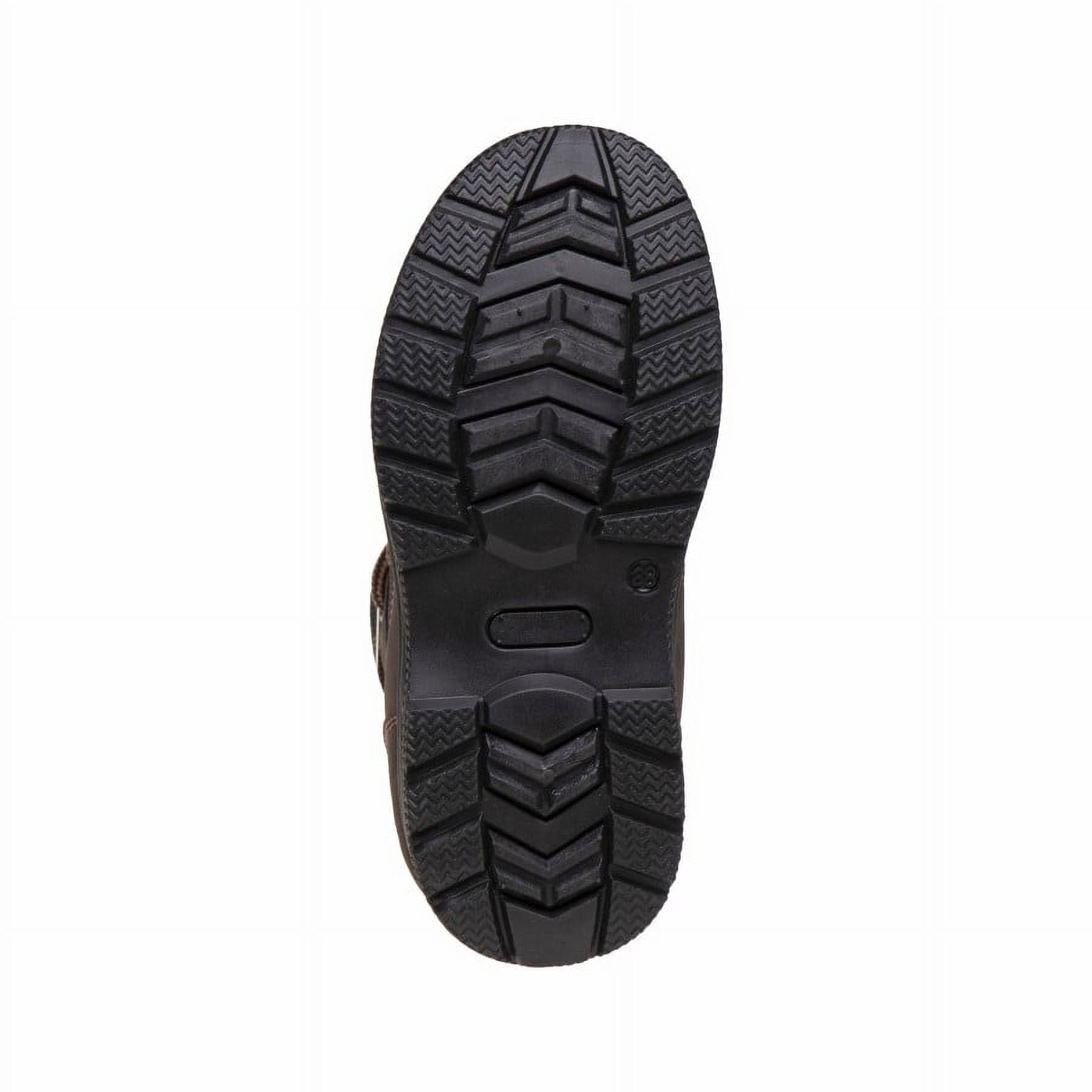Beverly Hills Polo Club Boys High-Top Boots Outdoor Comfort Autumn Winter Boots (Little Kids) - Brown, 12