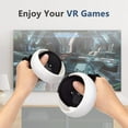 thumbnail image 5 of Silicone Grip Case With Knuckle Straps Compatible With Quest 2 Accessories (black, 1 Pair), 5 of 5