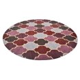 thumbnail image 3 of Rugsotic Carpets Hand Tufted Wool Eco-Friendly Area Rugs - 8'x8', Round, Multicolor, Modern Contemporary Design, High Pile Handmade Anti Skid Rugs for Living Room, Bed Room (K08614), 3 of 6