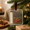 thumbnail image 5 of AURIGATE Acrylic Christmas Money Holder Ornament Clear Cash Gift Ball with Slot and Velvet Ribbon Double Sided Printed Hanging Decoration for Tree Holiday Gift, 5 of 7