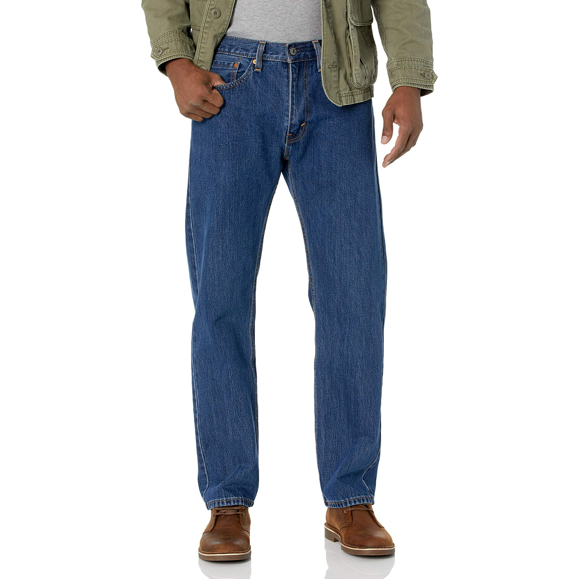 Levi's Men's 505 Regular Fit Jean, Dark Stonewash, 32x30 | Walmart Canada