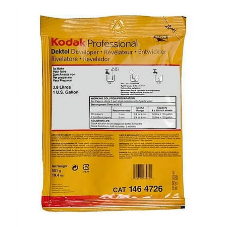 Dektol Paper Developer 1Gallon mix