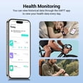 thumbnail image 6 of LUOMATE Smart Watch for Women Men, 1.91" Touchscreen Fitness Tracker, Bluetooth Calling, 100+ Sport Modes, IP68 Waterproof, Pedometer, Message Notifications, Compatible with Android iPhone (Black), 6 of 9