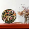 thumbnail image 2 of Yayeee 10" Wall Clock Battery Operated Quartz Round Silent Non-Ticking Home Decor,Colorful Mushroom, 2 of 6