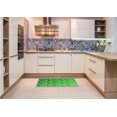 thumbnail image 6 of Ahgly Company Machine Washable Indoor Square Transitional Neon Green Area Rugs, 8' Square, 6 of 7