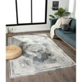 thumbnail image 2 of MDA Home Volos Collection Cream & Medium Gray Medallion Area Rug - 5'2" x 7'5", 2 of 7