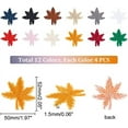 thumbnail image 6 of 48pcs Maple Leaves Patches 12 Colors Embroidery Patches Iron On Patches Sew On Applique Patch Autumn, 6 of 7