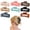 Solid color, variant on Hair Claw Clips 8 Pack, Tortoise Shell Pattern Rectangle Hair Barrettes, 3 Inch Non Slip Hair Clips for Women Thin & Thick Hair
