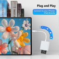 thumbnail image 4 of Sd Card Reader for iphone/ipad, to Sd Card, Memory Card Adapter, Camera Card Reader Adapter, Viewer Sd Card Adapter Converter for iphone Plug and Play, 4 of 5