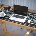 thumbnail image 3 of Long Mouse Pads for Desk,Boho Multicolor Geometric Ethnic Pattern Desk Mats on Top Of Desks, Desk Mouse Pad Extra Large with 3mm Non-Slip Base and Stitched Edge for Gaming,Office,Work,Home 35.4"x15.7", 3 of 6
