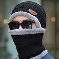 thumbnail image 4 of Gorro de invierno, bufanda, guantes, traje grueso y cálido para ocio, 4 of 5