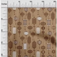 thumbnail image 2 of oneOone Cotton Poplin Twill Brown Fabric Asian Chinese Lamps Diy Clothing Quilting Fabric Print Fabric By Yard 56 Inch Wide, 2 of 4