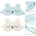 thumbnail image 4 of Miangastore 2pcs Plush Lovely Rabbit Eyeshade Eyepatch Eye Mask Sleeping Mask Eye Shade, 4 of 9