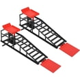 thumbnail image 1 of 2-Pack Hydraulic Car Ramps 5T/12000 lbs Heavy Duty Steel Car Lift Ramps Adjustable 9.45-13.78 In for Oil Change and Auto Repair Red, 1 of 7