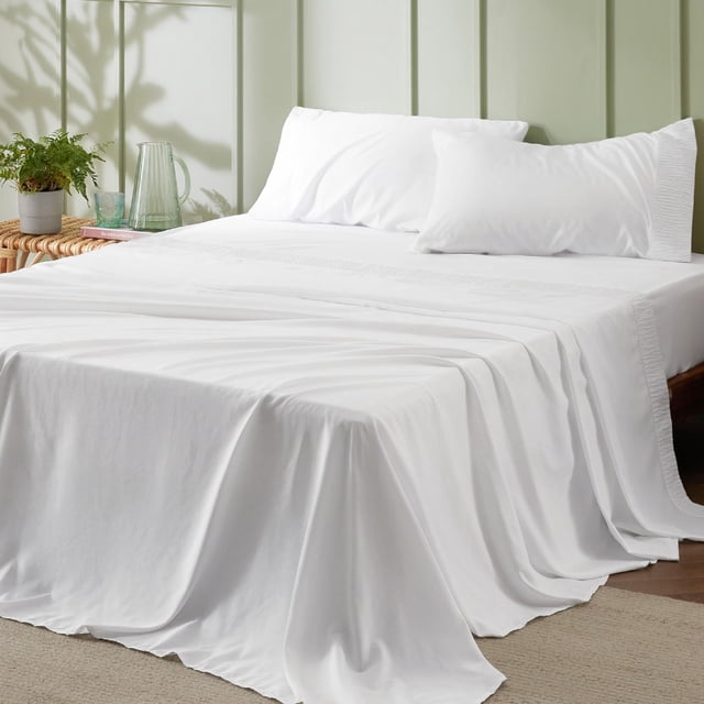 Juego de sábanas Bedsure King Size, 4 piezas, microfibra de poliéster