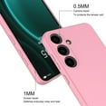thumbnail image 2 of Slim Liquid Silicone Case for Samsung Galaxy S24,with Scratch-Resistant Microfiber Lining Shockproof Soft Silicone Protective Case for Samsung S24 (Pink), 2 of 14