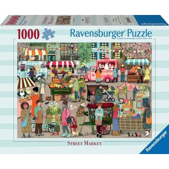 Street Market 1000-Piece Puzzle