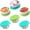 Aurora, variant on 6x1.6 Oz Salad Dressing Containers With Lids, Small Leakproof Reusable Stainless Steel Salad Dressing Container To Go For Lunch Boxes,Sauce containers, Picnics,Travel Meal Prep And Kitchen Storage