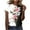 Multicolor-49, variant on Perfectbot Women Blouses Summer Loose Crew Neck Short Sleeve Floral Print Vintage T-Shirts ,S-5XL