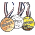 thumbnail image 4 of Medallas para premios para niños, 20 piezas de medallas de plástico para ganadores para niños para fiestas, juegos, deportes, 4 of 5