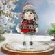 thumbnail image 4 of Muñeco de Nieves de Navidad | Figurita de Mini Sombrero de Papá Noel | Decoración festiva del hogar | Cara Sonriente | Poliéster duradero | Adorno de tamaño pequeño | Idea de regalo navideño |, 4 of 6