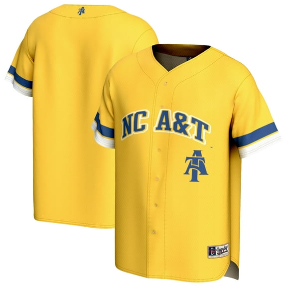Youth GameDay Greats Gold North Carolina A&T Aggies Lightweight Baseball Fashion Jersey
